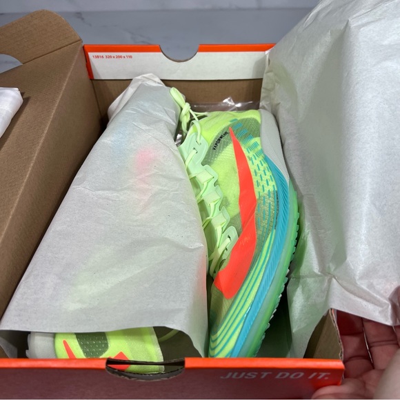 Nike Zoom Victory XC 5 Barely Volt Hyper Orange Track & Field Distance Spikes - Picture 9 of 10